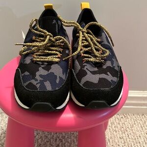 NWT Diesel Skb S-Kby Mens Black Canvas Lace Up Lifestyle Sneakers Shoes Size 9.5